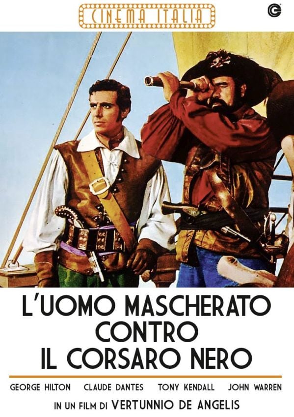 Edizione DVD di L’uomo mascherato contro il corsaro nero
