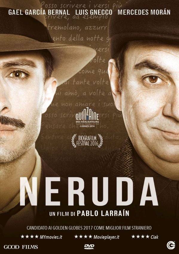Edizione DVD di Neruda