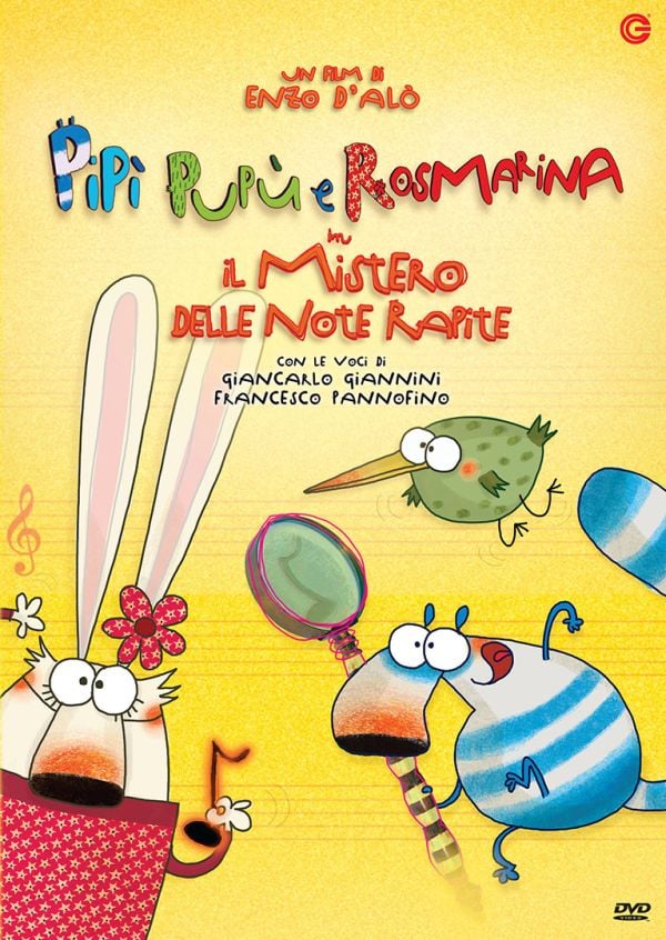 Edizione DVD di Pipì, Pupù e Rosmarina in “Il mistero delle note rapite”