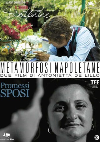 Locandina di Metamorfosi napoletane  – Due film di Antonietta De Lillo (2017)