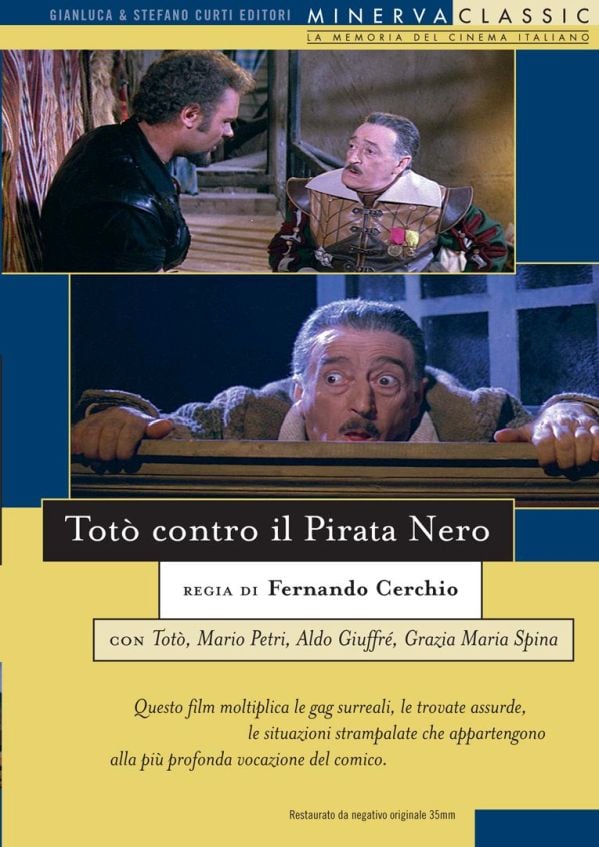 Edizione DVD di Totò contro il pirata nero