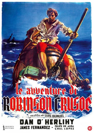Locandina di Le avventure di Robinson Crusoè (1952)