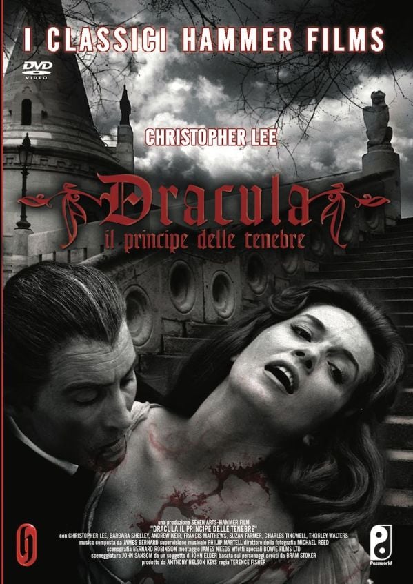 Edizione DVD di Dracula il principe delle tenebre