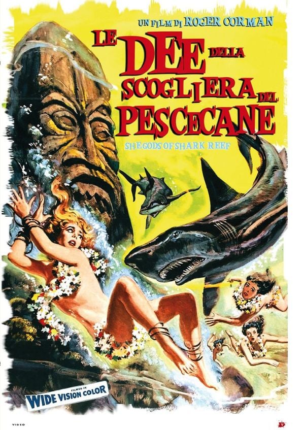 Edizione DVD di Le dee della scogliera del pescecane