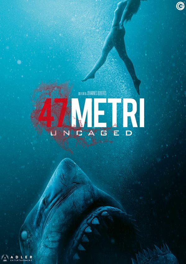 Edizione DVD di 47 metri Uncaged