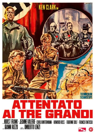 Locandina di Attentato ai tre grandi (1967)