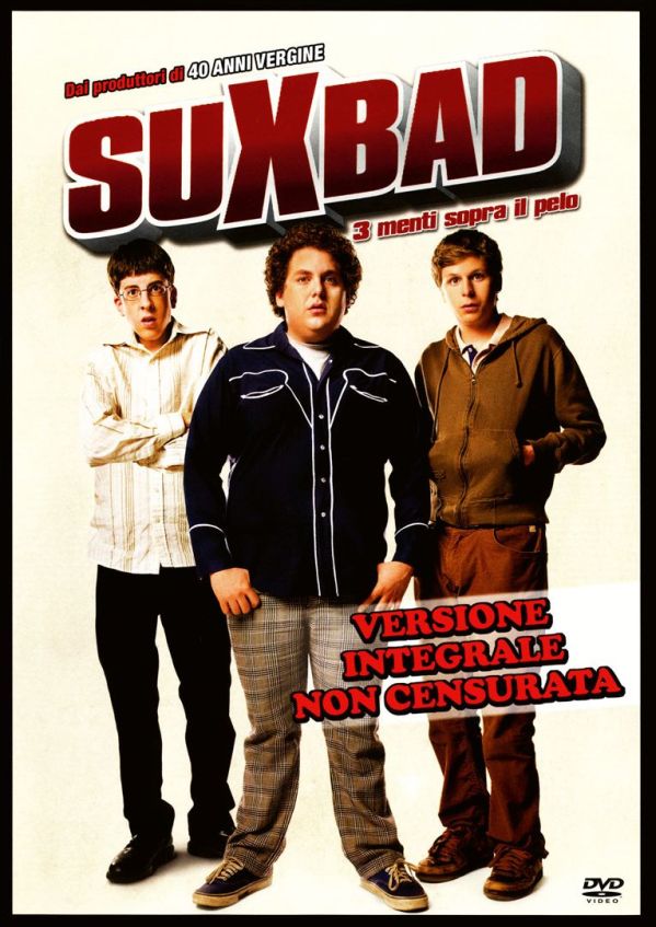 Edizione DVD di SuXbad – 3 menti sopra il pelo