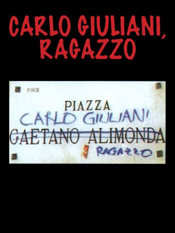 Edizione  di Carlo Giuliani, ragazzo