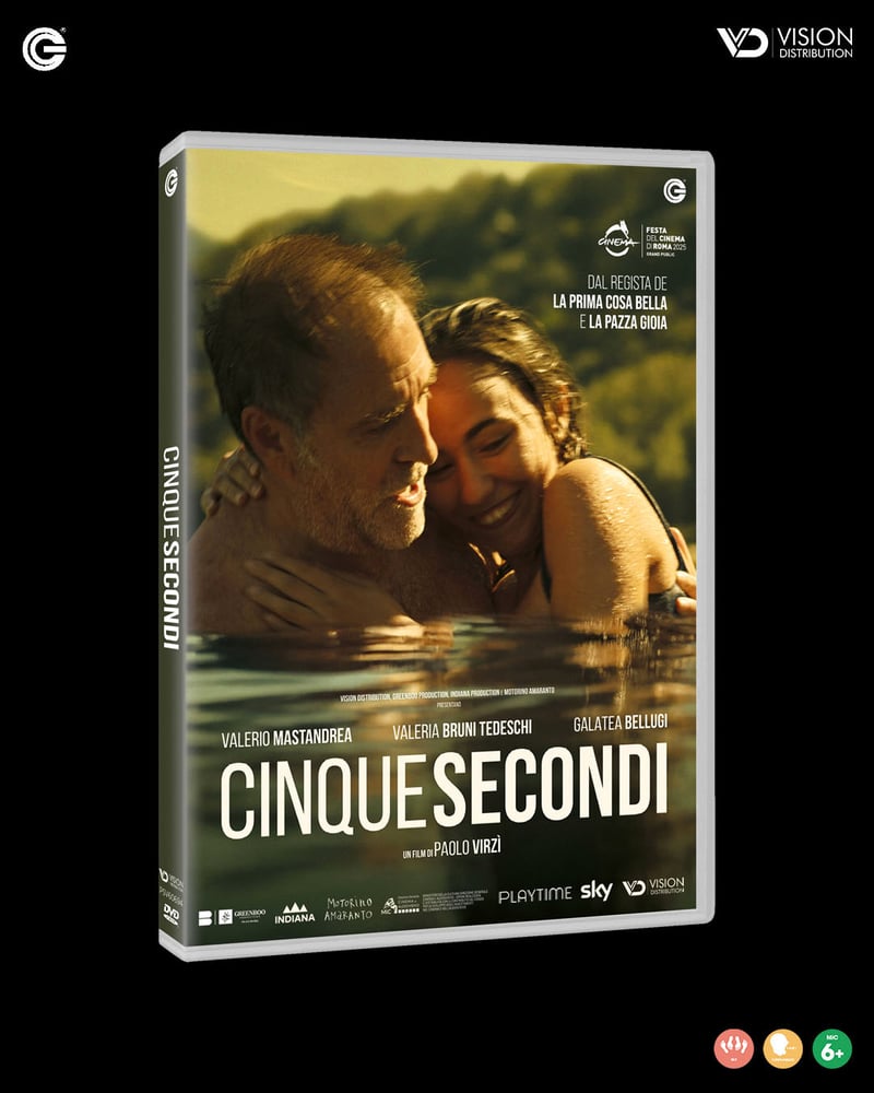 Edizione DVD di Cinque secondi