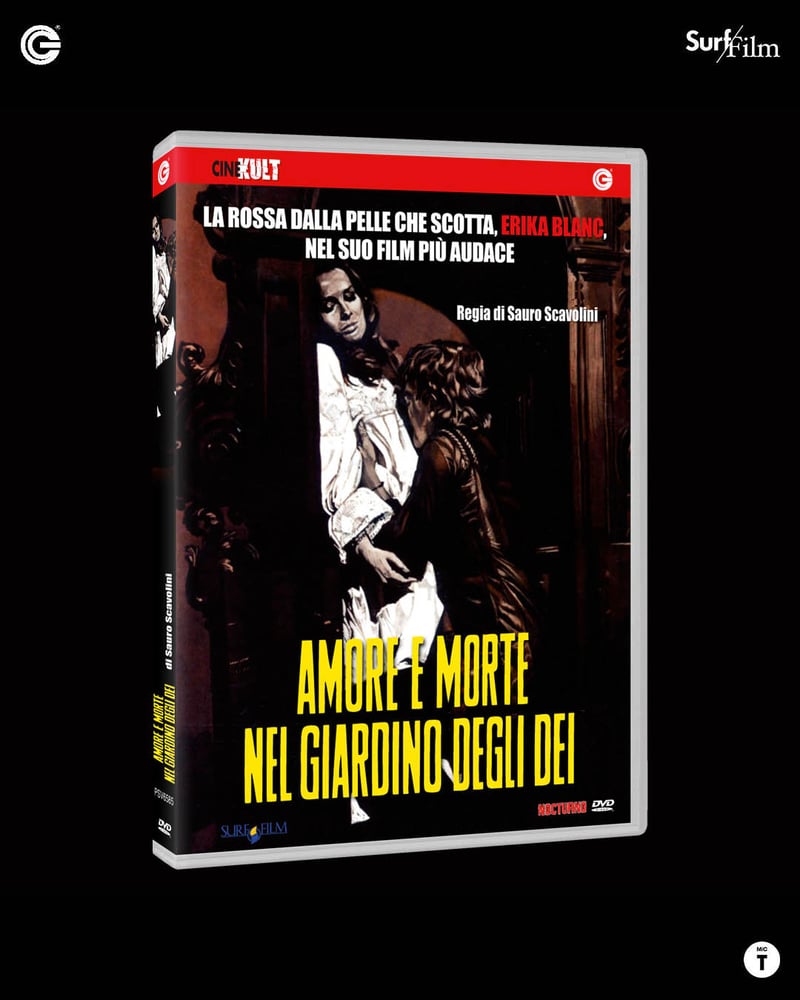 Edizione DVD di Amore e morte nel giardino degli dei
