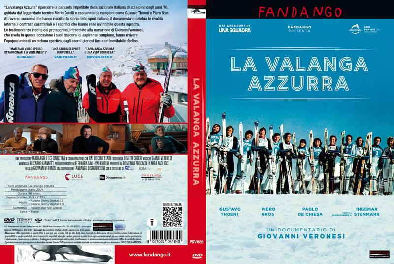 Edizione DVD di La valanga azzurra