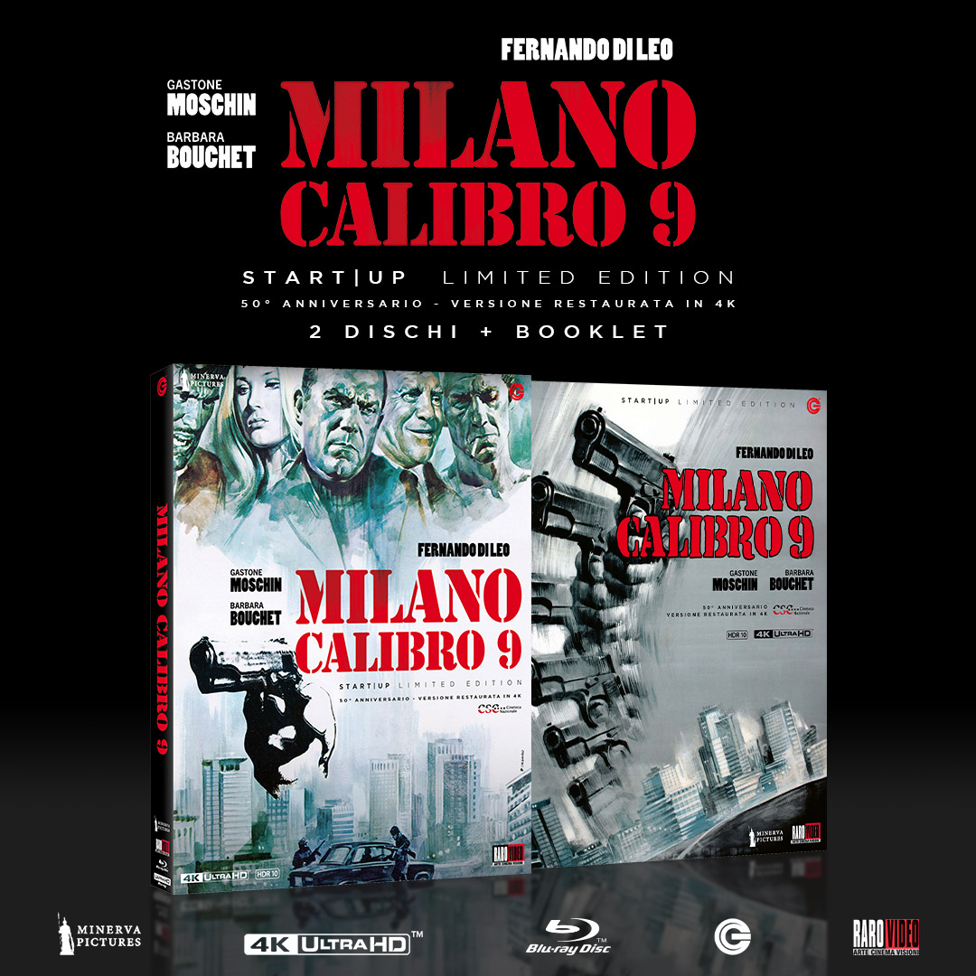 Milano Calibro 9 in 4K UHD + Blu-ray + Booklet